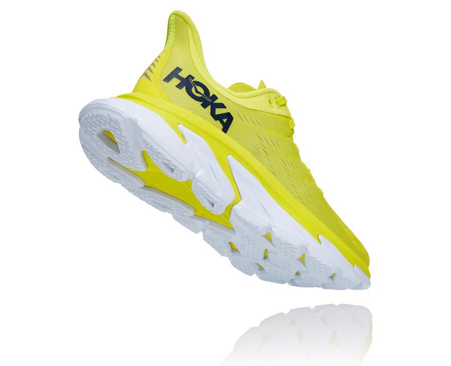 Hoka One One Koşu Ayakkabısı Erkek Floresan - Clifton Edge - FU8359746